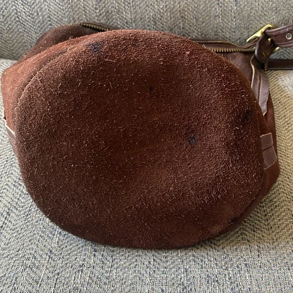 Coach Bleeker Vintage Brown Leather Bucket Crossbody Bag - Picture 15 of 16